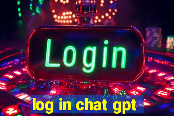 log in chat gpt